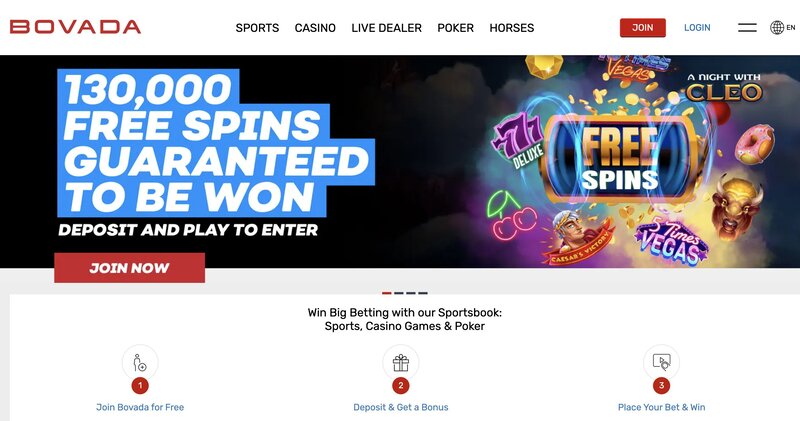 Bovada Free Spins Offer