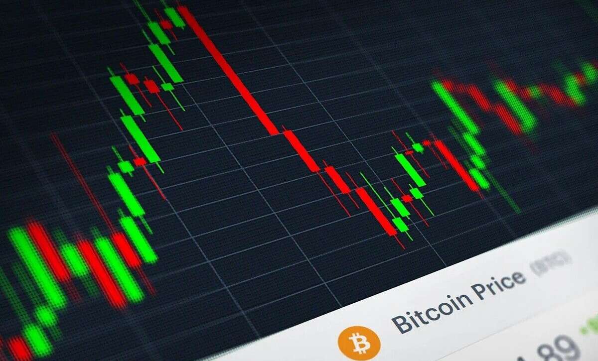 Prediction markets crackdown 2026 – candlestick chart showing volatile price action in sports event contracts