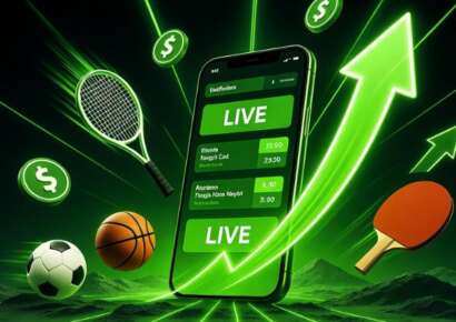 live sports betting on the rise