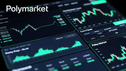 Polymarket trading dashboard with live charts, representing the platform’s new multi-leg contracts that work like parlay bets on prediction markets.
