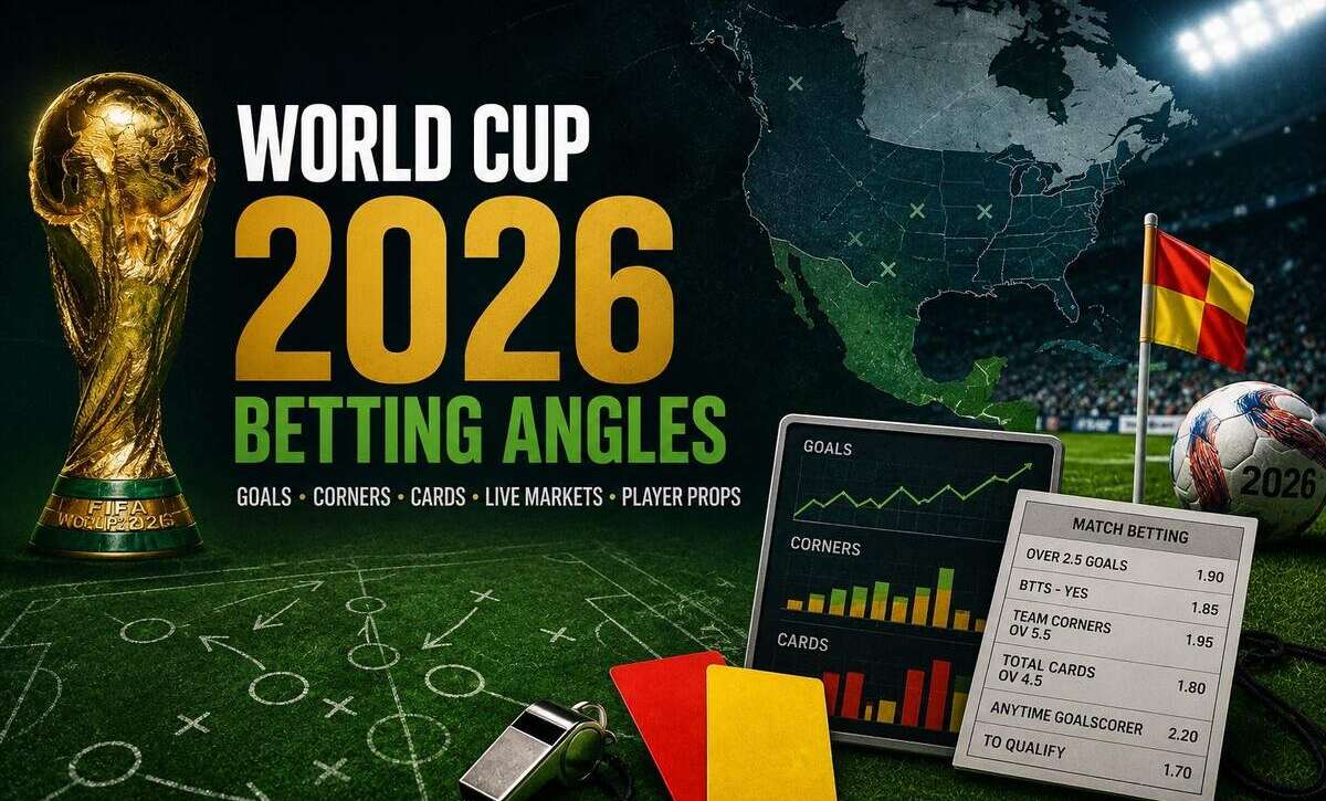 World Cup 2026 betting angles for goals, corners, cards and live markets