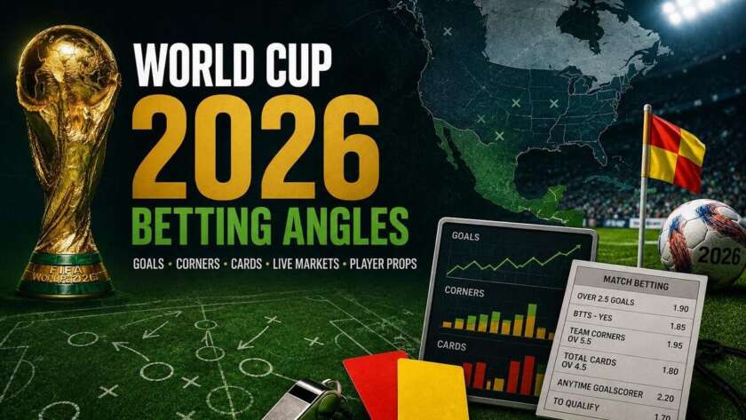 World Cup 2026 betting angles for goals, corners, cards and live markets