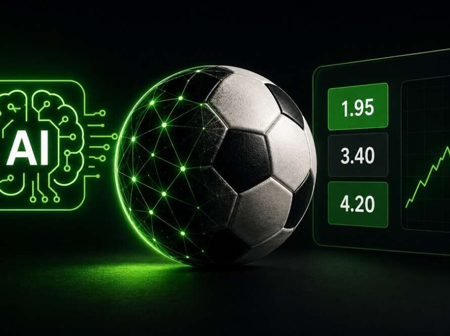 AI football betting model compared with bookmaker odds