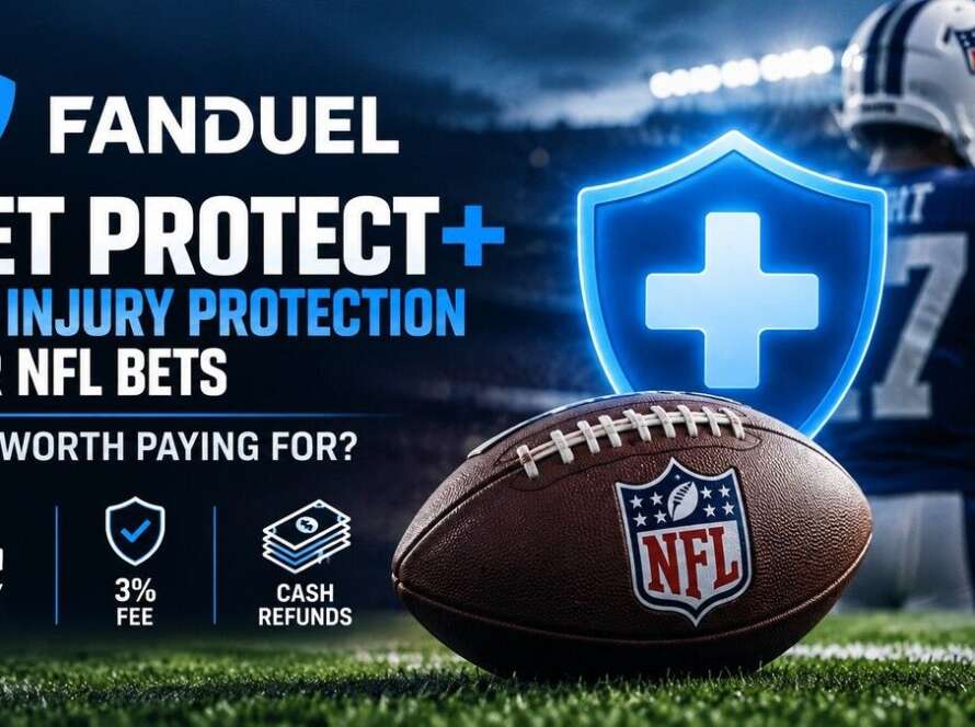 FanDuel Bet Protect+ 3% injury protection for NFL bets