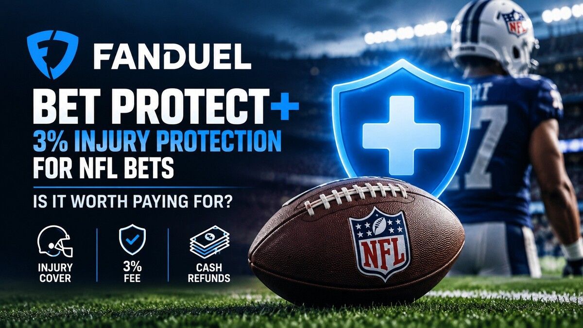 FanDuel Bet Protect+ 3% injury protection for NFL bets